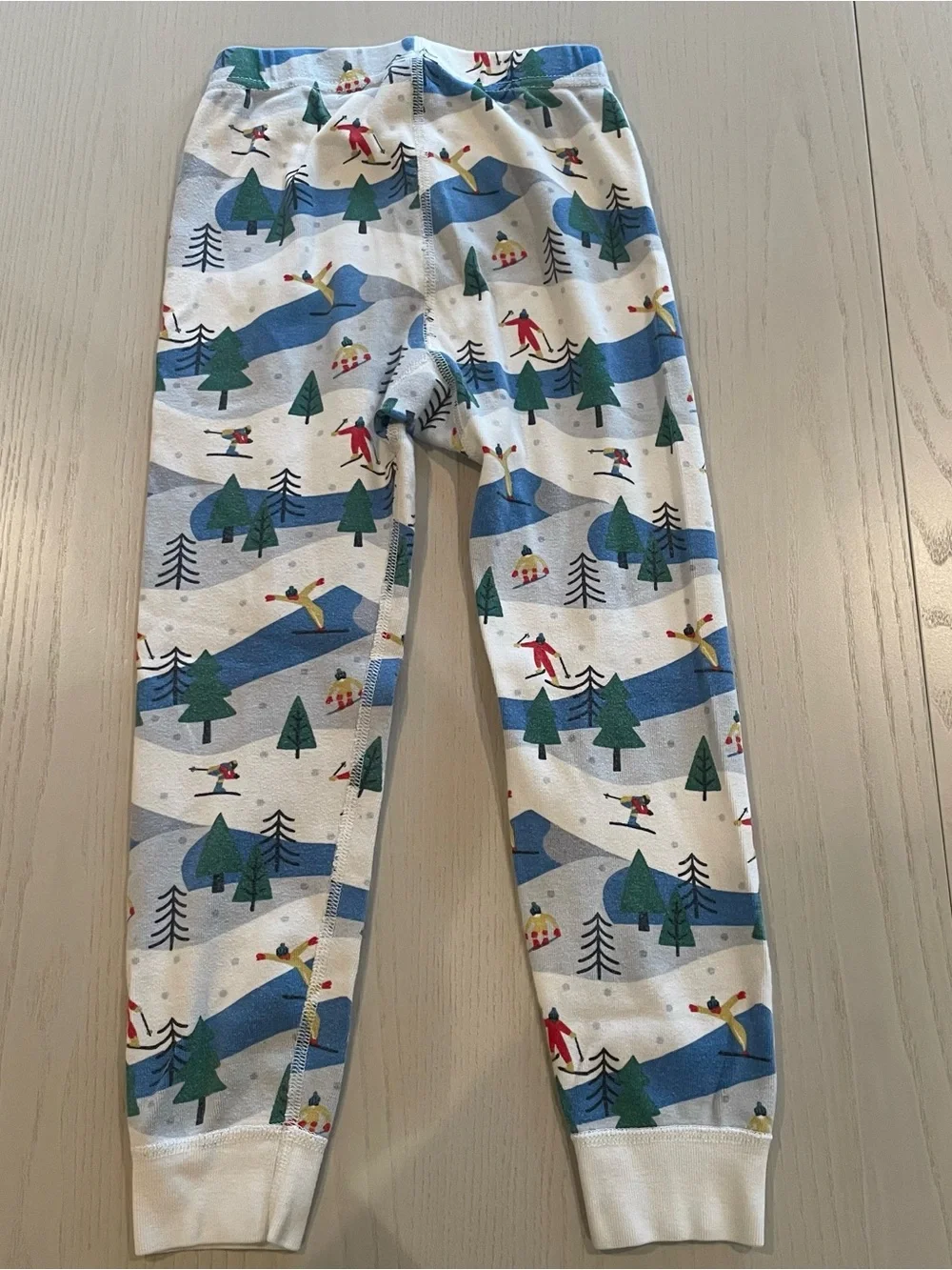 Hanna Andersson HannaJams Long John Pajama Set Ski Slope - Size 5 110
